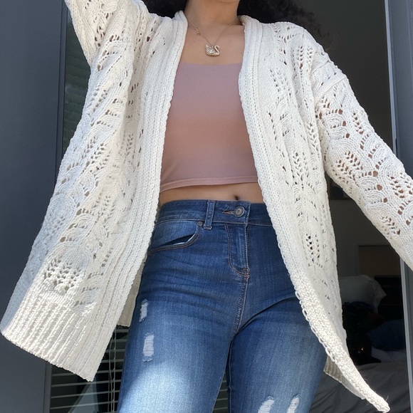 vestique Sweaters - Off-white cardigan